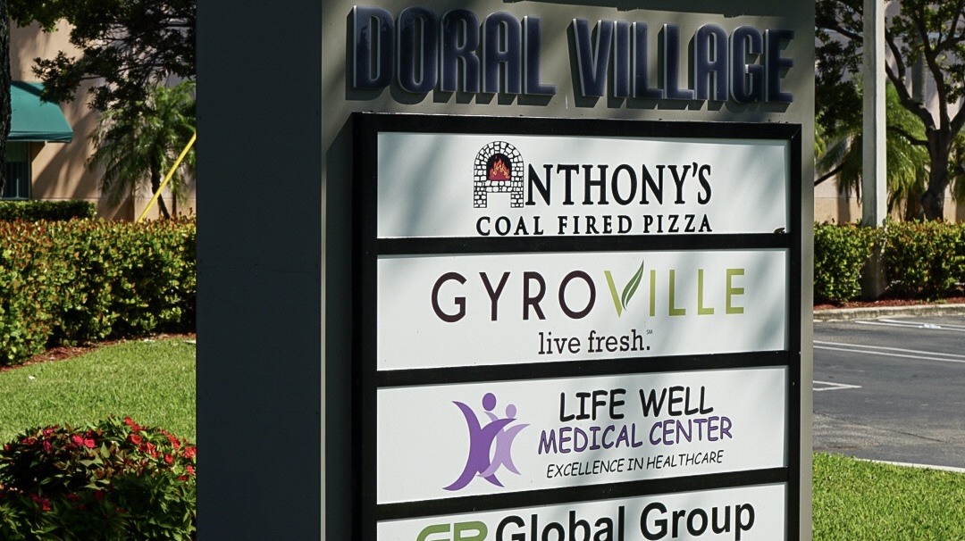 Doral Village — Monument Sign